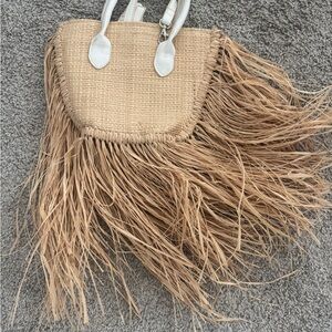 Stylish Tan Fringe Women Bag